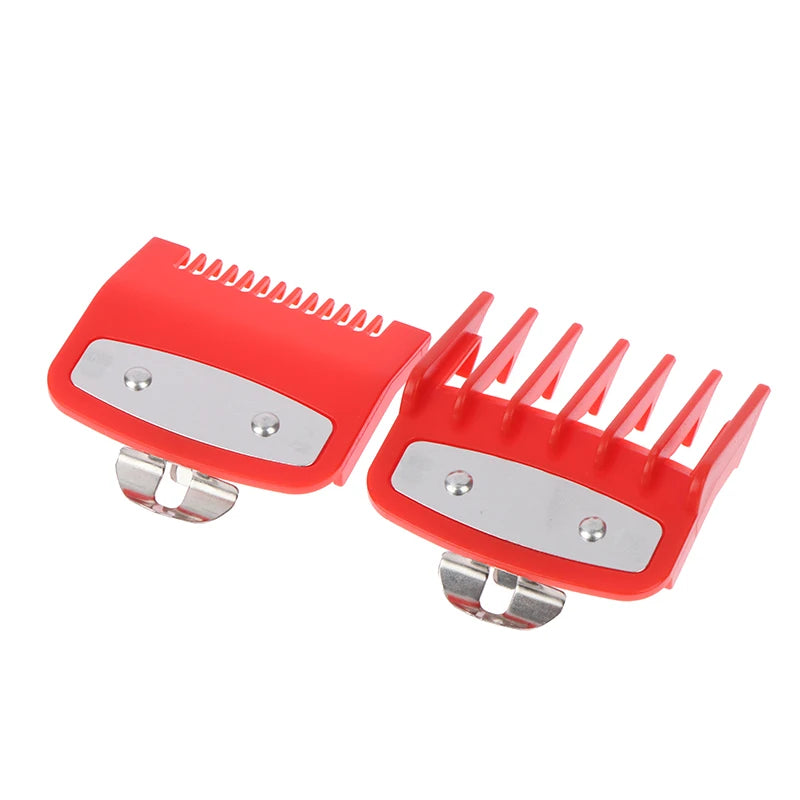 2PCS Hair Clipper Guide Comb Cutting Limit Combs Standard Guards Attach Parts