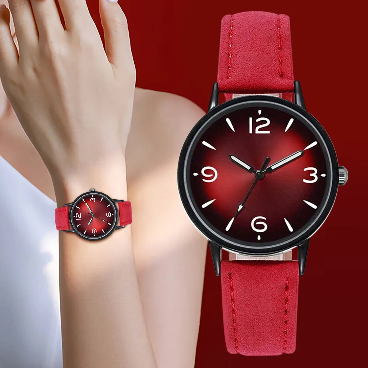 Pu Leather Watch For Women Wristwatch Quartz Women Watches Fashion Ladies Watches Clock Gift reloj para mujer Montre Femme