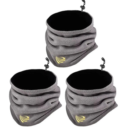 1/3Pcs Fashionable Winter Warm Wool Collar, Leather Ski Tube Scarf, Ski Board Face, Outdoor Bicycle, Cold Resistant Collar