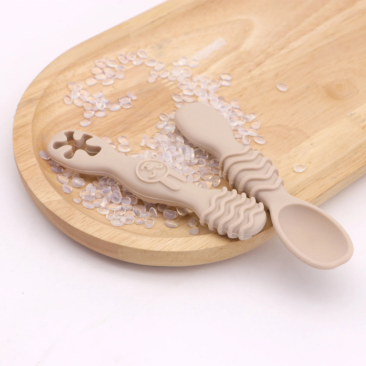 Silicone Chew Spoon Set for Babies and Toddlers | BPA Free | Microwave, Dishwasher and Freezer Safe