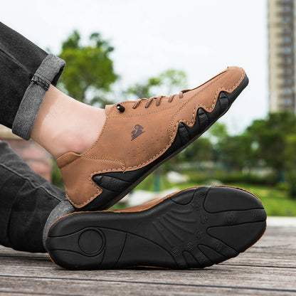 Men's shoes four season new plus size casual shoes fashion low-top soft sole breathable outdoor shoes men's sports walking shoes