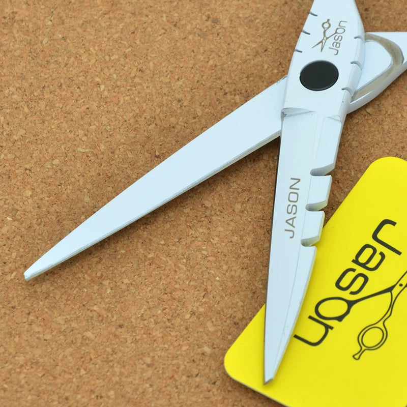 Jason 5.5/6 inch Hair Scissors Japan Steel Hair Cutting Scissors for Hairdresser Thinning Shears Barber Haircut Supplies A0066D
