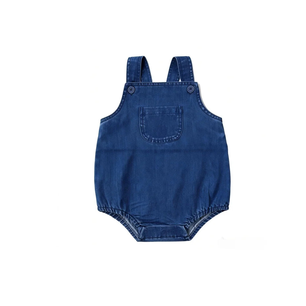 AP SS26 blue denim collection kids boys girls spring summer fashion jeans pleated skirt jumper shirt family clothing clothes