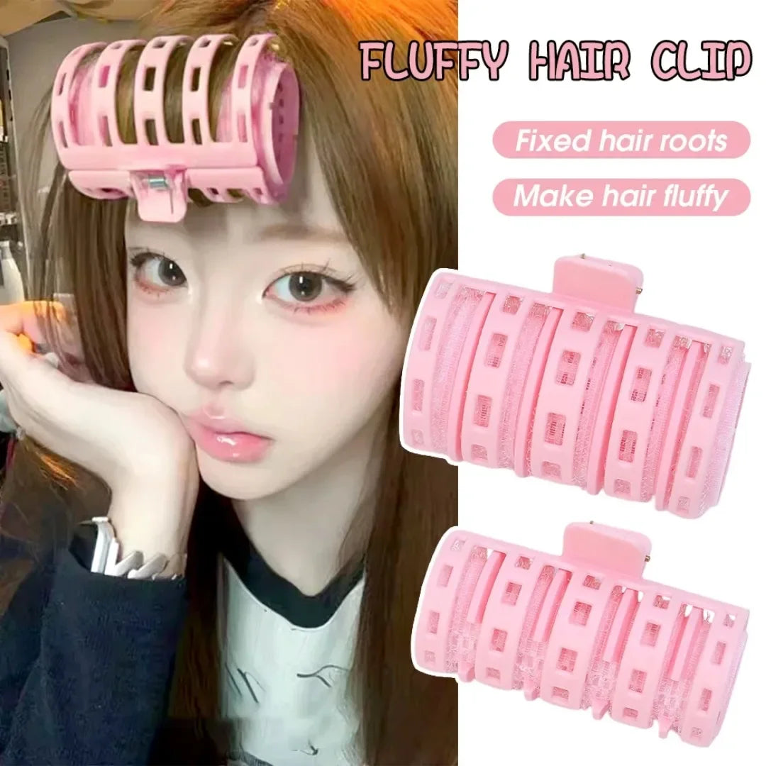 1/4PCS Air Bangs Rollers Curlers For Women Girls Fluffy Hair Clip Curl Wave Former Perm Rods Hair Root Roller Hair Styling Tools