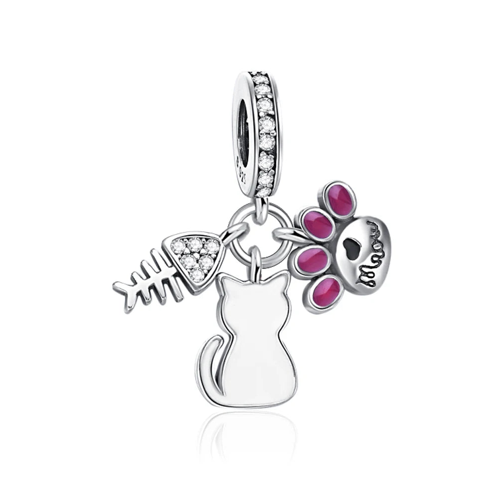 2025 New Hot Sale Hummingbird, firefly, butterfly Charm Beads Fit 925 Sterling Silver Original women Bracelet DIY Jewelry Gift