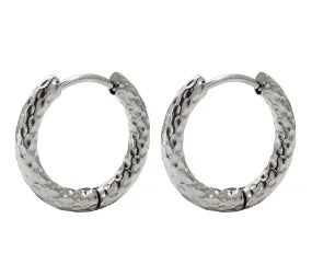 Stainless Steel Exaggerated Large Waterproof Hoop Earrings