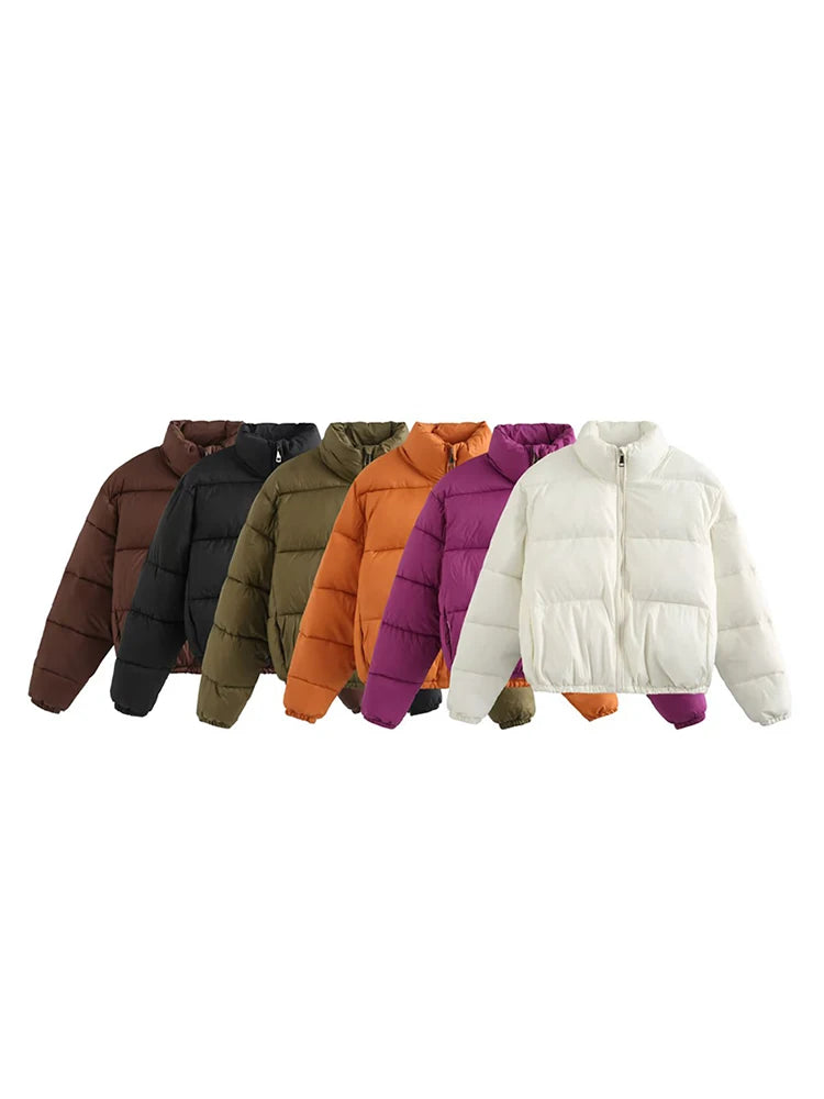 Women's Cropped Puffer Jacket