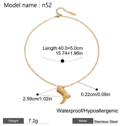 2026 Vintage Necklace On Neck Chain Women's Jewelry Accessories For Girls Clothing Aesthetic Gifts Fashion Pendant