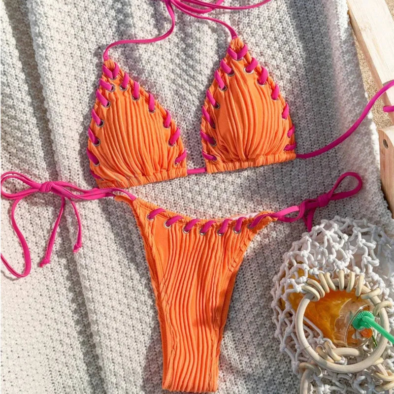 Sexy Bikinis 2026 Women's Swimwear Female Swimsuit For Swimming Wear Bathing Suits Brazilian Bikini Set Beachwear Pool Bather