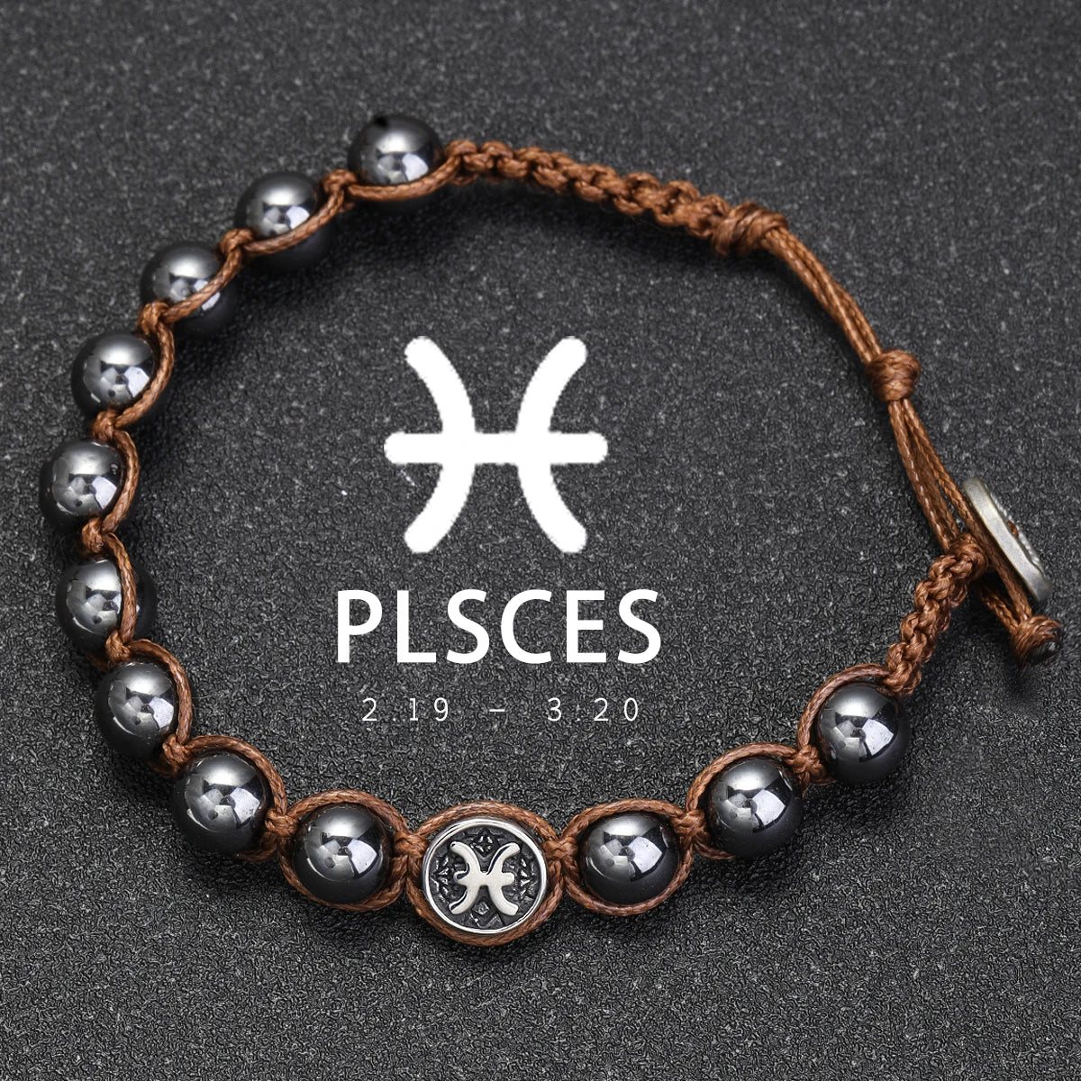 Hand Knitted 12 Zodiac Bracelets Hematite Stainless Steel Leo Libra Bracelet Couples Friendship Gifts Bracelets Jewelry