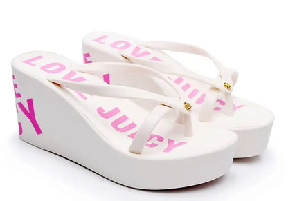 Women's Toe-Post Platform Wedge Sandals