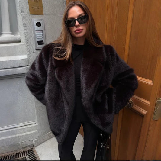 Women's Textured Lapel Jacket