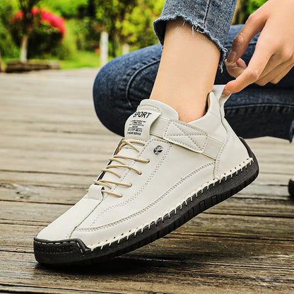 Women's Stitched Lace-Detail Casual Shoes