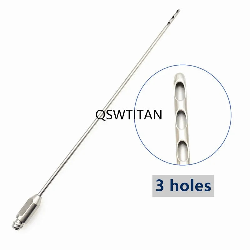 Three Hole fat harvesting cannula for stem cells,liposuction cannula fat transfer needle aspirator for beauty use