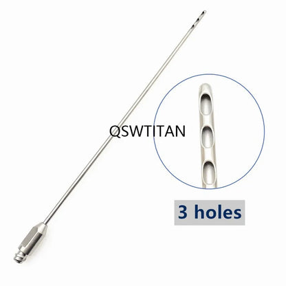 Three Hole fat harvesting cannula for stem cells,liposuction cannula fat transfer needle aspirator for beauty use