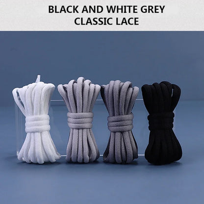 Oval Shoe laces Half Round Athletic ShoeLaces for Running Sneakers Laces Shoes Strings 33 Color Durable without fading Shoelace