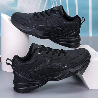 Chunky Sneaker for Men Thick Sole Versatile 2025 New Trend Mesh Lace Up Breathable Casual Sports Shoes Increased Soft Soles