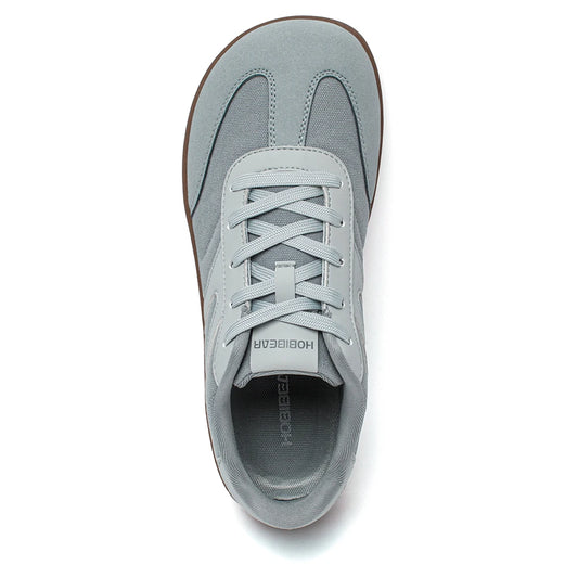 HOBIBEAR Barefoot Wide Toe Sneakers Unisex Zero Drop Minimalist Canvas Shoes Non Slip Lace Up Walking Sneaker