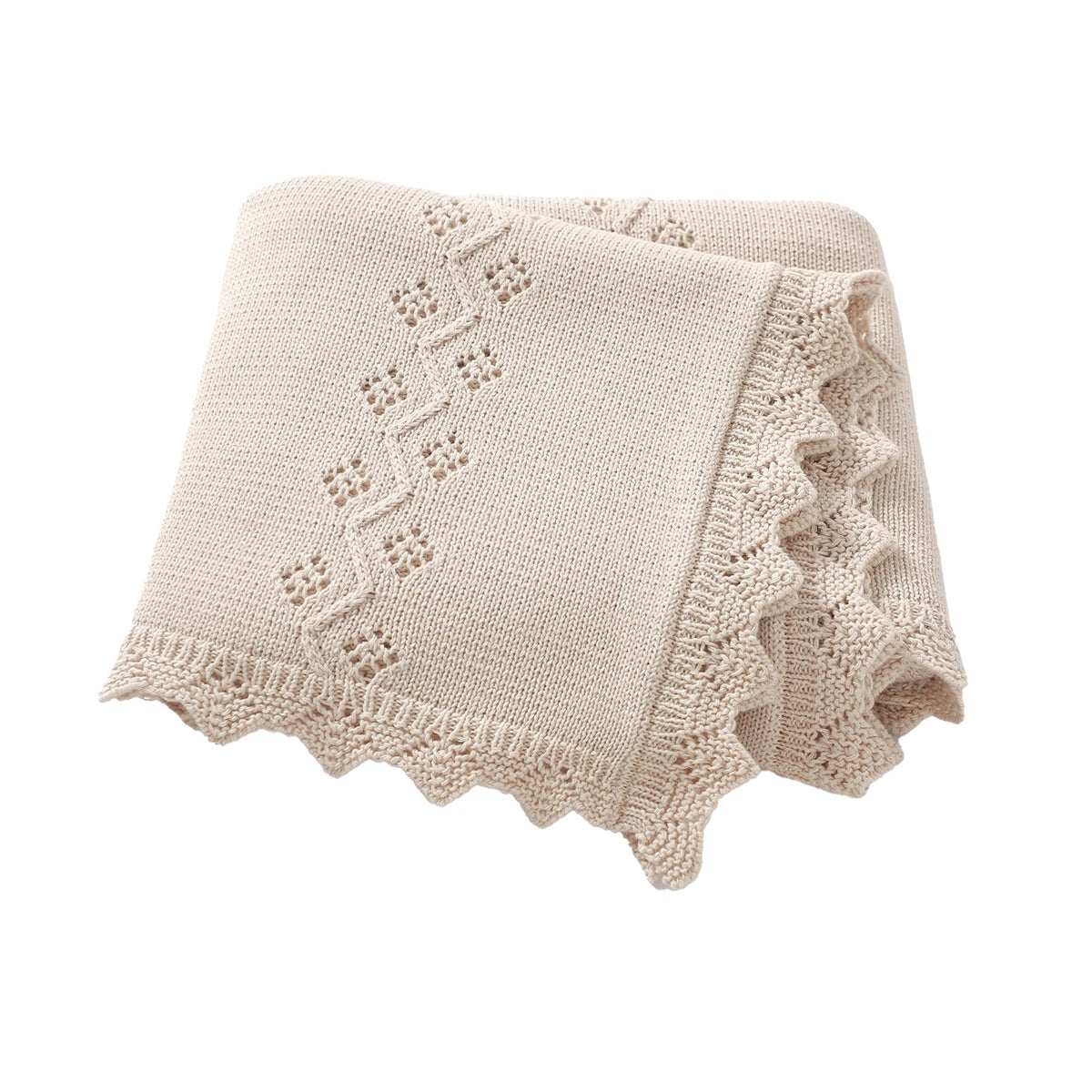 Newborn Baby Blanket Cotton Multi-use Knitted Infant Babies Boys Girls Sleeping Quilts Covers for Stroller 90*70cm Receiving Mat