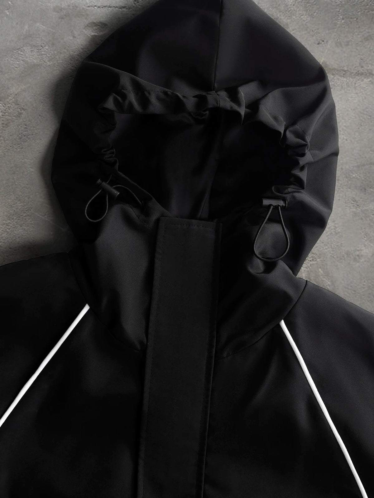 Men's & Women's Cropped Hooded Jacket Y2K Racing Color Block Zip‑Up Streetwear Windbreaker Outerwear S‑2XL