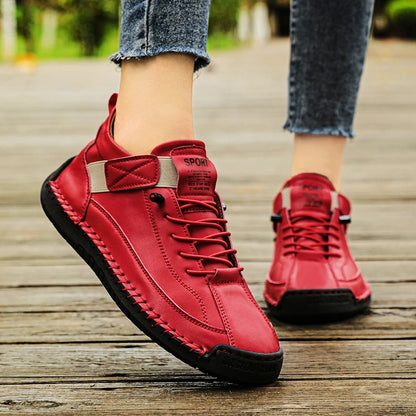 Women's Stitched Lace-Detail Casual Shoes