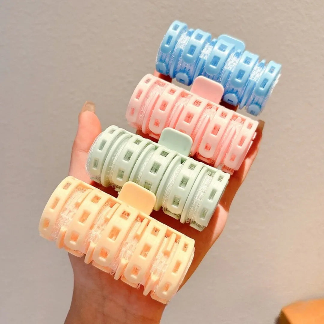 1/4PCS Air Bangs Rollers Curlers For Women Girls Fluffy Hair Clip Curl Wave Former Perm Rods Hair Root Roller Hair Styling Tools