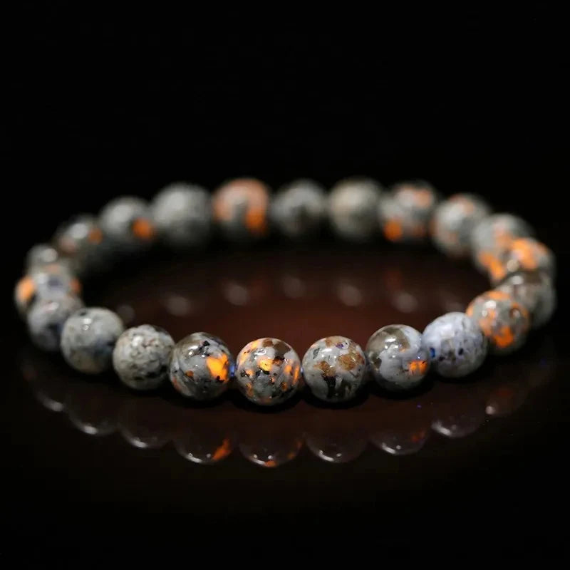 JD Natural Stone Beads Bracelet Amethyst Tiger Eye Crystal Quartz Agate Gem Beads Bangles Women Men Reiki Healling Jewelry Gift