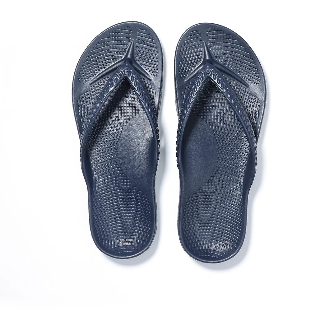 Litfun Women's New Flip Flops With Arch Support Outdoor Non-slip Men Beach Sandals Comfort House Slippers For Plantar Fasciitis