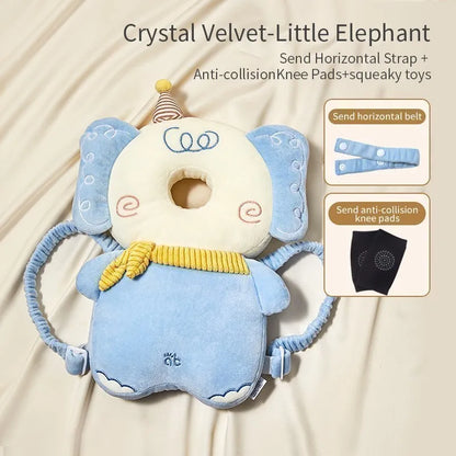 Baby Head Back Protector Safety Pad Newborn Walk Learning Headgear Anti-Fall Pillow Toddler Fall Prevention Cushion for Infants