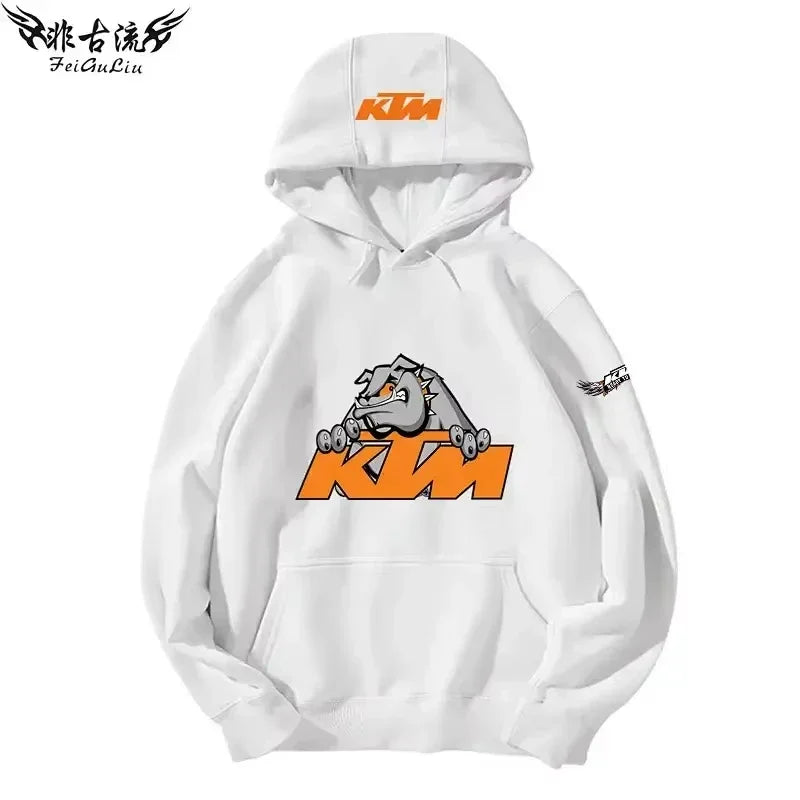 KTM Tout-terrain Pour Motos Lourdes Veste Pour Passionnés De Moto Sweat À Capuche Pour Hommes