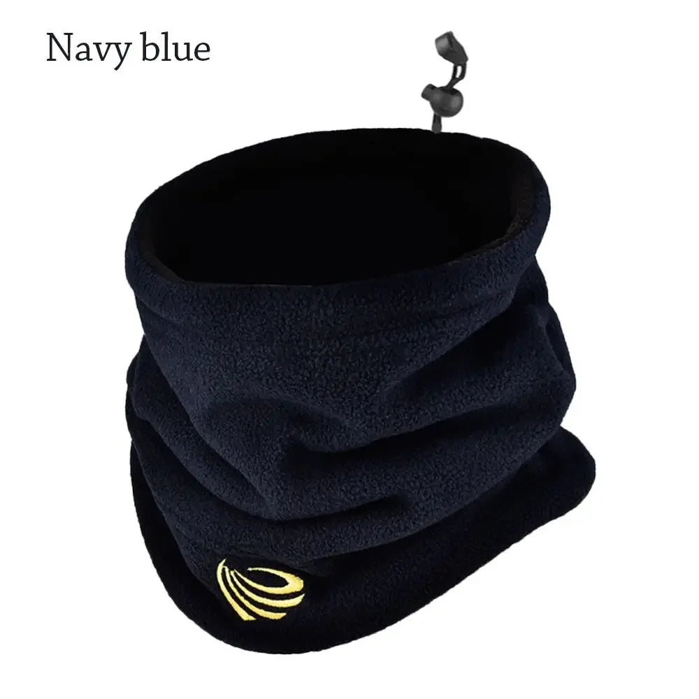 1/3Pcs Fashionable Winter Warm Wool Collar, Leather Ski Tube Scarf, Ski Board Face, Outdoor Bicycle, Cold Resistant Collar