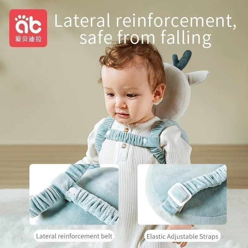 Baby Head Back Protector Safety Pad Newborn Walk Learning Headgear Anti-Fall Pillow Toddler Fall Prevention Cushion for Infants