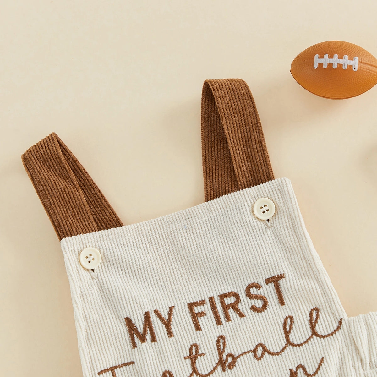 Citgeett Summer Infant Baby Boys Girls Football Bodysuit Cute Sleeveless Overalls Jumpsuit Clothes