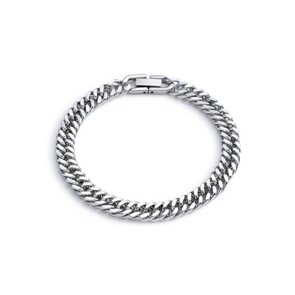 New Trendy Cuban Chain Men Bracelet Classic Stainless Steel 3/5/7/9mm Width Chain Bracelet For Men Women Jewelry Gift