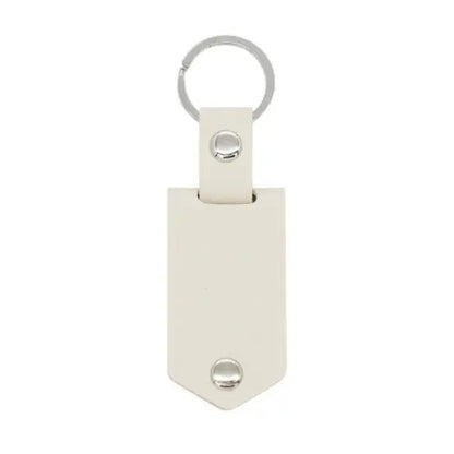 Leather Keychain Photo UV Color Printing Custom KeyChain Personalized Text Engraved Calendar Date Customized Jewelry Stainless