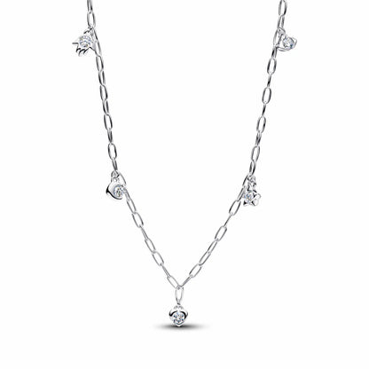 925 Sterling Silver Floral Necklaces Stud Earrings Charms Four‑Leaf Clover Sugar Skull Tiger Ghost Beads Fit Bracelet Jewelry