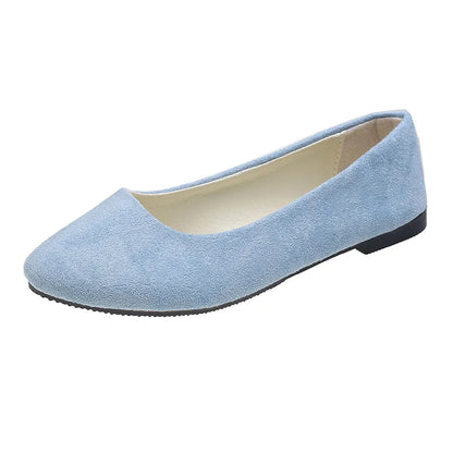 20Colors spring and summer wear women's flat shoes large comfortable shoes female candy color shoes Loafers EU 41/42/43 WSH2214