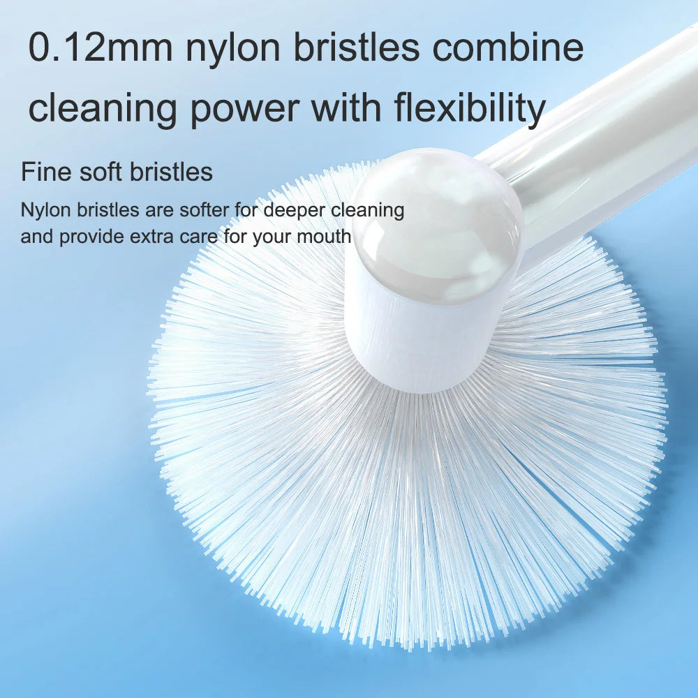Super Deer 1PC High-density Bristle Tooth Brush for Braces Pointed And Flat Head Toothbrush Dental Cleaning Orthodontic Supplies