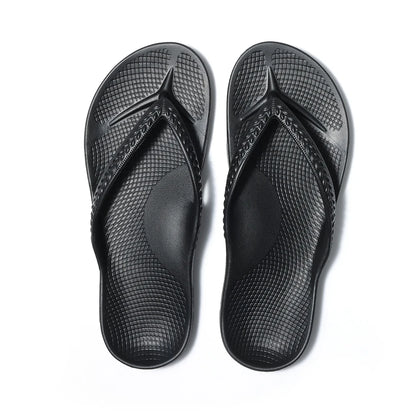 Litfun Women's New Flip Flops With Arch Support Outdoor Non-slip Men Beach Sandals Comfort House Slippers For Plantar Fasciitis