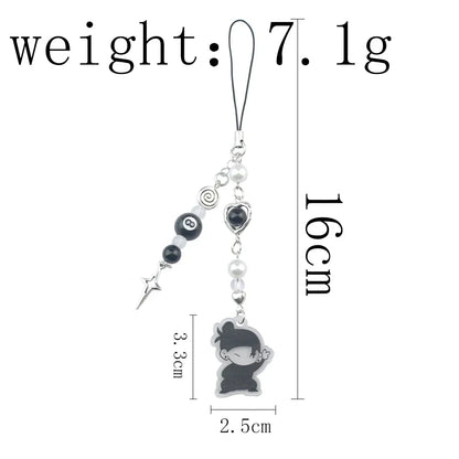 Anime Keychain Geto Suguru Satoru Gojo JJK Phone Charm Accessories Pendant Keyring Bag Jewelry Gift