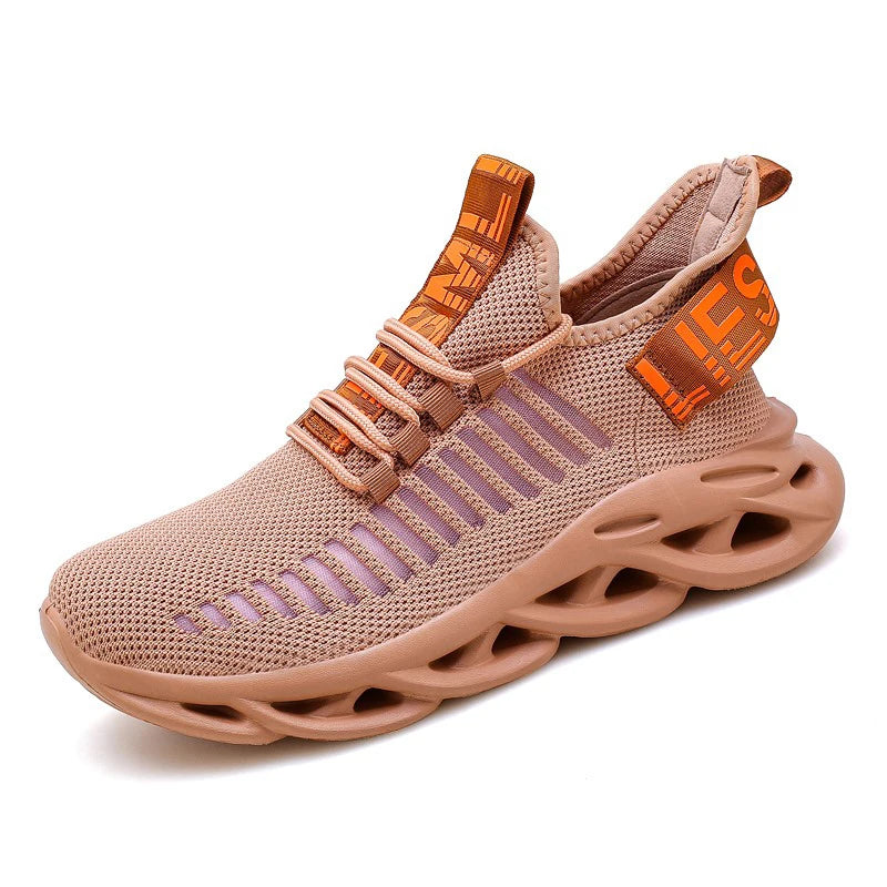 MAEDEF Men Shoes Comfortable Casual Sneakers Breathable Platform Running Shoes Man Mesh Tenis Sport Shoes Waling Tenis Masculino