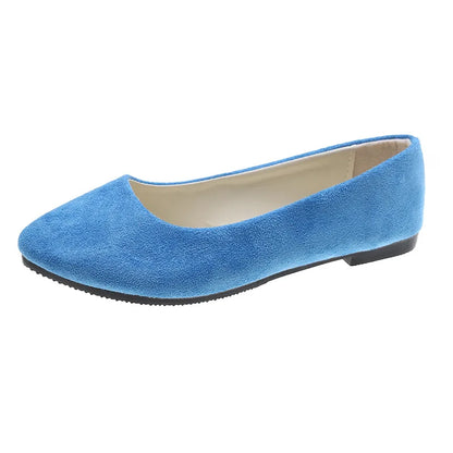 20Colors spring and summer wear women's flat shoes large comfortable shoes female candy color shoes Loafers EU 41/42/43 WSH2214