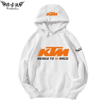 KTM Tout-terrain Pour Motos Lourdes Veste Pour Passionnés De Moto Sweat À Capuche Pour Hommes