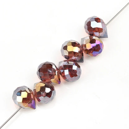 10*8mm Czech Crystal Waterdrop Beads Shiny Faceted Glass Strawberry Beads for Jewelry Making Needlework DIY Handmade Accessories