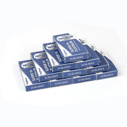 Bulk Pack Double Edge Razor Blades 10/20/30 PCS Stainless Steel Shaving Scrapers Portable Bald Head Shavers for Men Rust-Free Ho