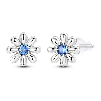Original 925 Sterling Silver Hoop Earrings Women's Fashion Jewelry Butterfly Iris Lily of the Valley Tulip Flower Luxury Earring