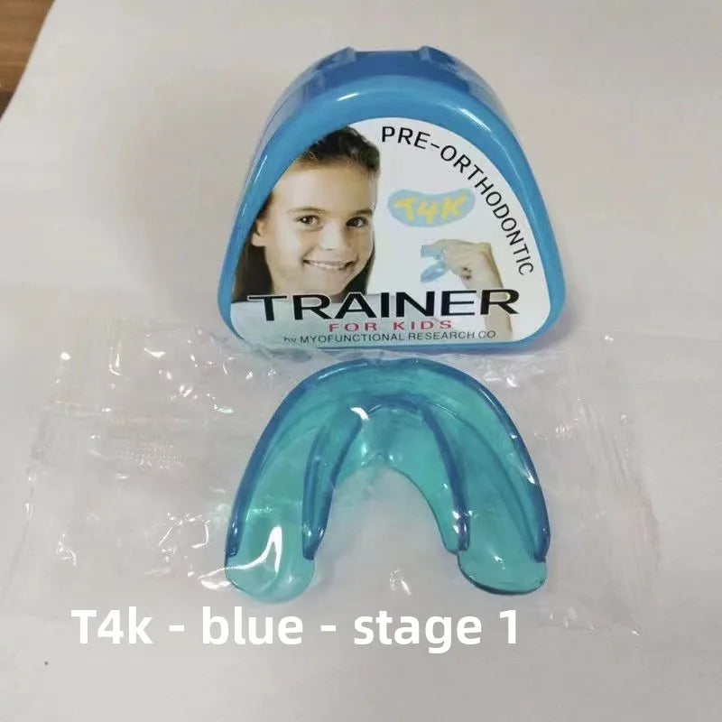 T4K Children's Dental Tooth Orthodontic Appliance Trainer Set for Kids Teeth Alignment Braces Soft and Hard Phase Mouthpieces