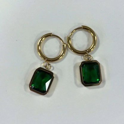 Stainless Steel Exaggerated Large Waterproof Hoop Earrings