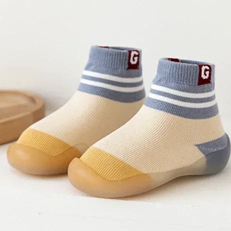 Baby Socks Shoes Infant Color Matching Cute Kids Boys Shoes Doll Soft Soled Child Floor Sneaker BeBe Toddler Girls First Walkers
