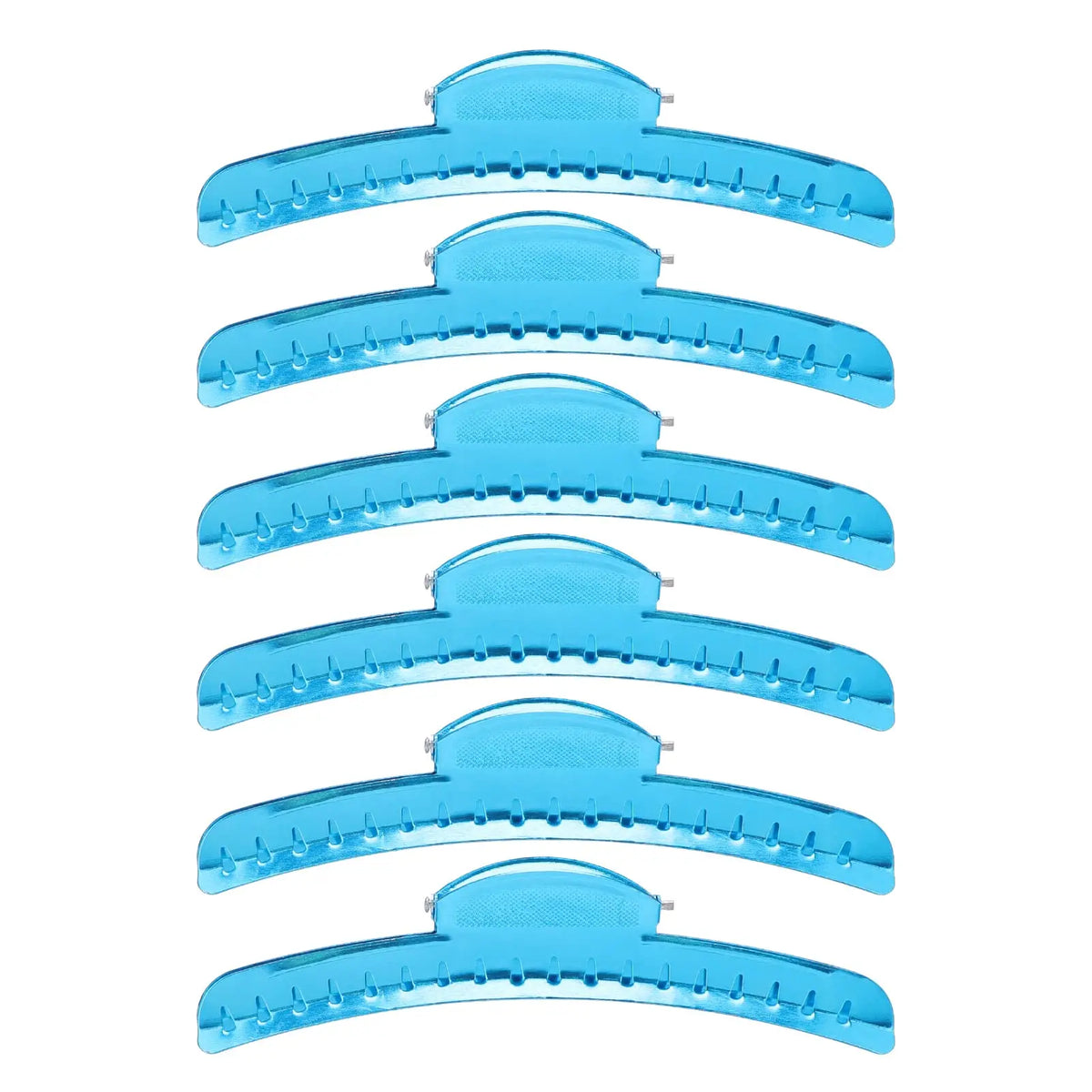 Vintage Metal Finger Wave Hair Clips 6PCS Aluminum Hairpin Hairdressing Clip Salon Hair Fixed Hairclips Barber Stlying Tool